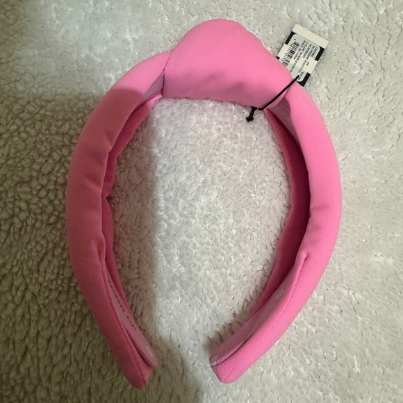 Lele Sadoughi Neoprene Knotted Headband in Bubblegum - Picture 2 of 7